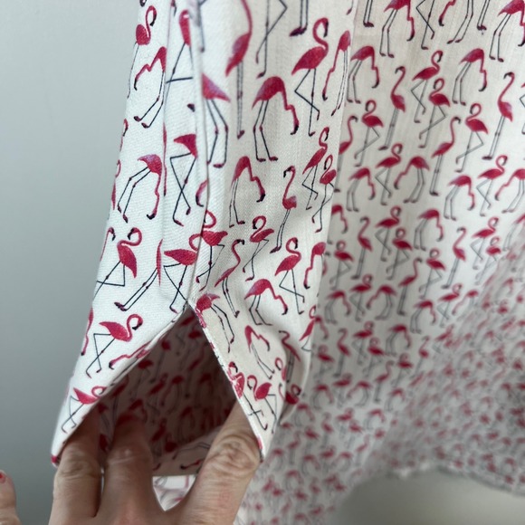 Tommy Bahama Flamingo Print Sleeveless Dress XL - Picture 4 of 9